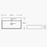glasvilla Waschbecken keramik Aufsatzwaschbecken Hängewaschbecken Waschtisch mit Nano-Bechichtung Brüssel206