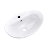 Vasque à poser Glasvilla, modèle Brussels 302 blanc, en céramique avec nano-revêtement