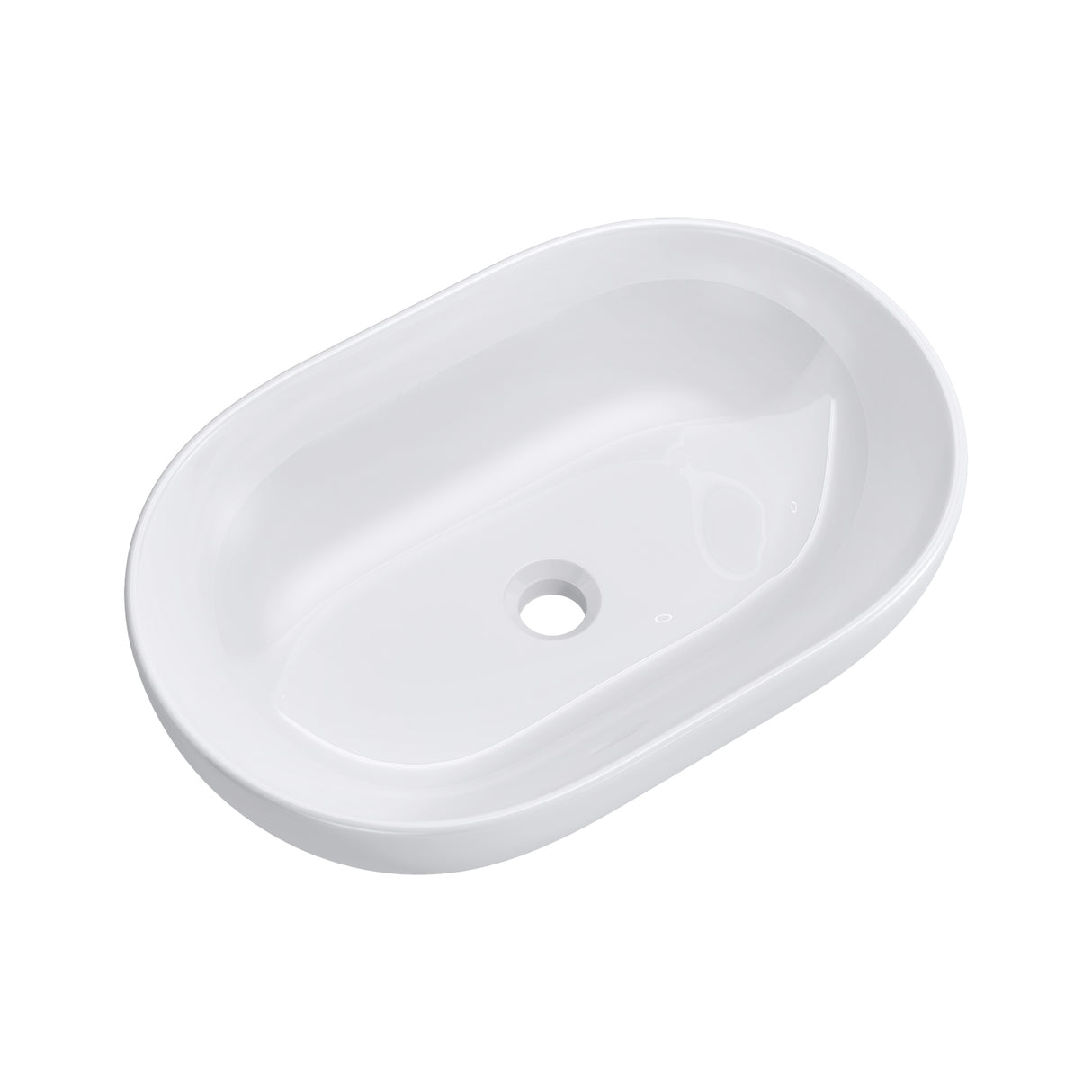 glasvilla lavabo de encimera cerámica en blanco con recubrimiento nano Bruselas322