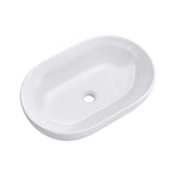 glasvilla lavabo de encimera cerámica en blanco con recubrimiento nano Bruselas322