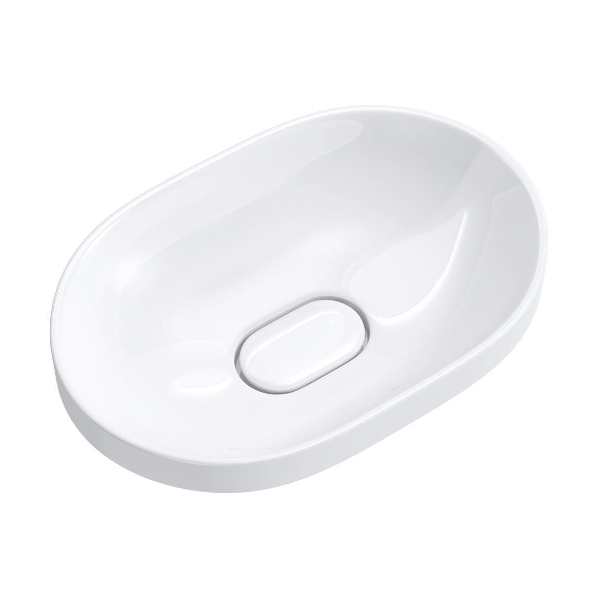 Lavabo Glasvilla, lavabo encastré, blanc Bruxelles 5006A, en céramique avec nano-revêtement