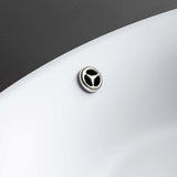 glasvilla Waschbecken Aufsatzwaschbecken Oval aus Keramik 59x38cm Waschschale Waschtisch mit Nano-Beschichtung Br818