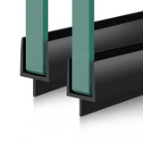 Joint de douche en PVC Glasvilla | Joint de porte de douche pour verre de 6 à 8 mm d'épaisseur | Joint de remplacement pour portes et parois de douche