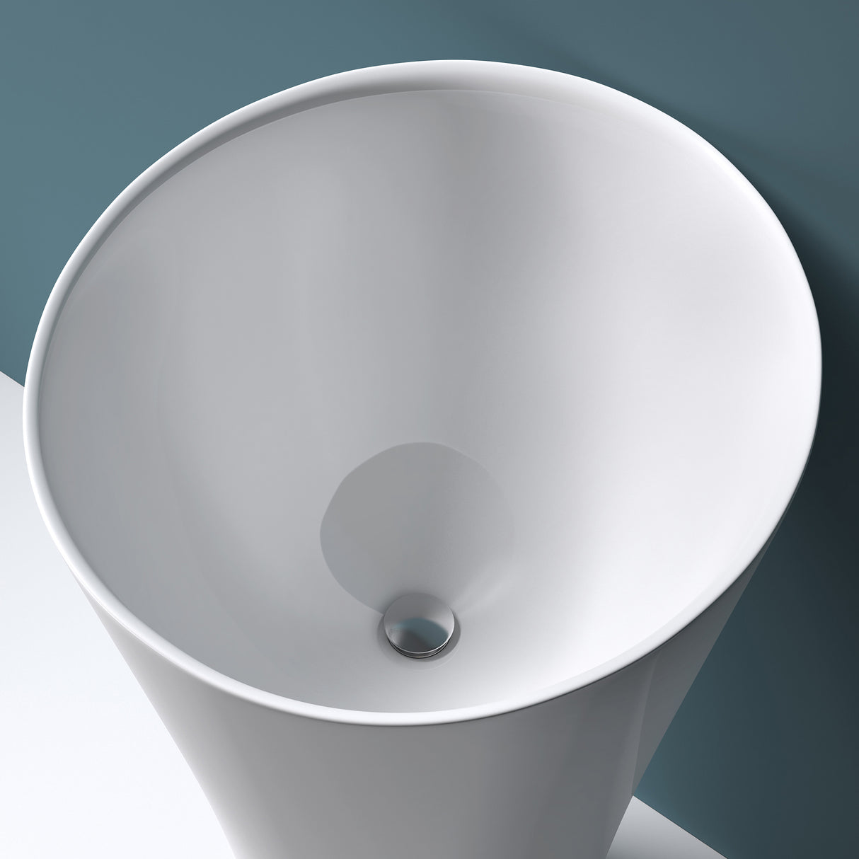 glasvilla lavabo lavabo de pie de mineral columna de lavabo columna Colossum33