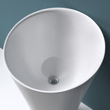 glasvilla lavabo lavabo de pie de mineral columna de lavabo columna Colossum33