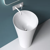 glasvilla lavabo lavabo de pie de mineral columna de lavabo columna Colossum33