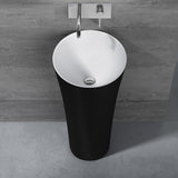 glasvilla lavabo lavabo de pie de mineral columna de lavabo columna Colossum33