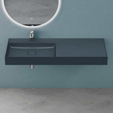 glasvilla lavabo lavabo de encimera lavabo colgante mineral rectangular estación de lavado Col630