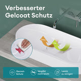 glasvilla Lavabo da Appoggio da Marmo fuso Lavandino Bagno con Rivestimento Nano Colossum826