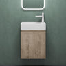 glasvilla Ensemble de Meubles de Salle de Bain avec Lavabo Blanc et Meuble Sous-Vasque LTH 46x26x63 cm Pisa02