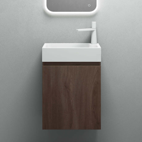 glasvilla Ensemble de Meubles de Salle de Bain avec Lavabo Blanc et Meuble Sous-Vasque LTH 46x26x63 cm Pisa02
