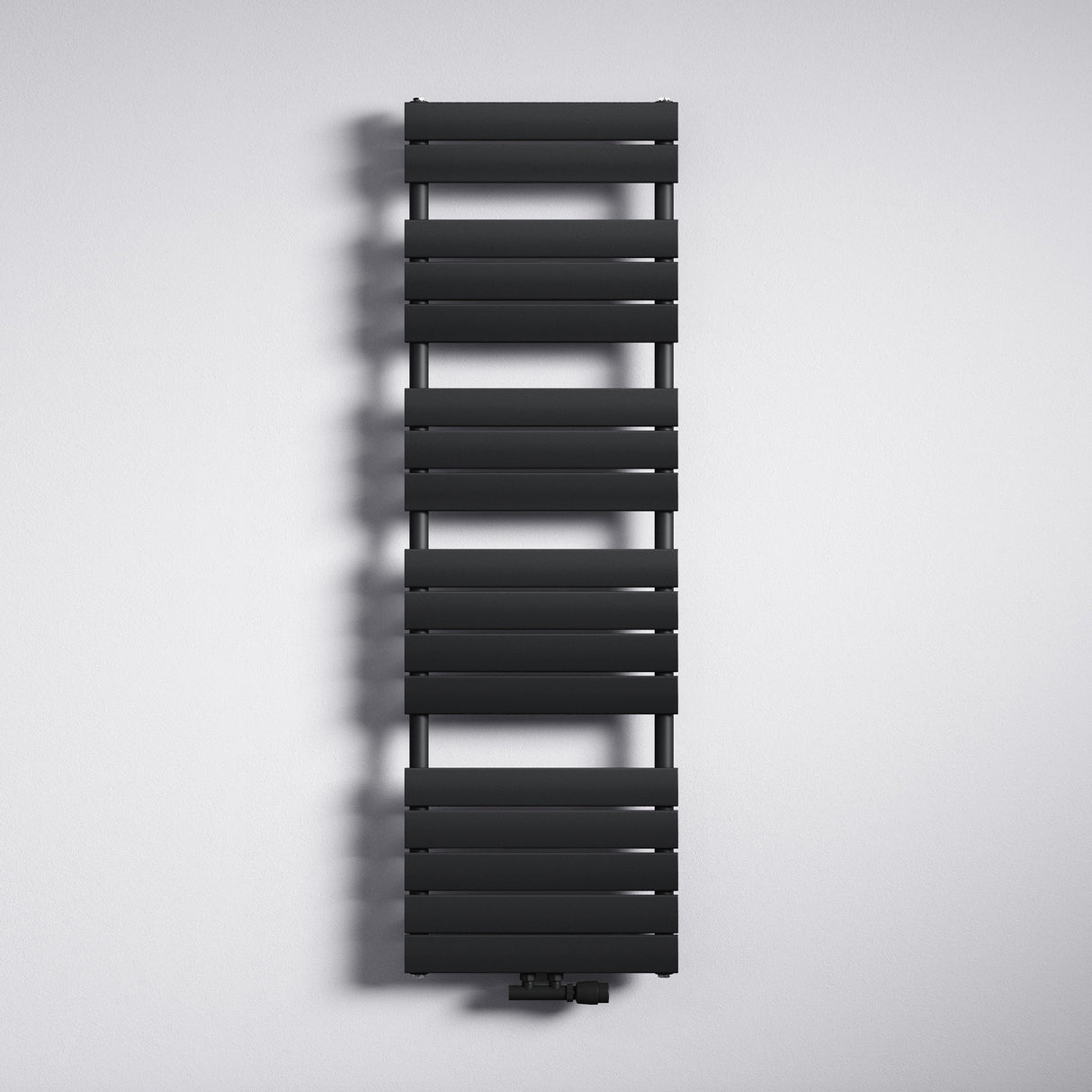 glasvilla Radiateur de Salle de Bain Raccordement Latéral Plat et Raccordement Central Radiateur Panneau Chauffe-Serviettes Horizontal FH