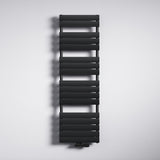 glasvilla Radiateur de Salle de Bain Raccordement Latéral Plat et Raccordement Central Radiateur Panneau Chauffe-Serviettes Horizontal FH