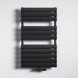 glasvilla Radiateur de Salle de Bain Raccordement Latéral Plat et Raccordement Central Radiateur Panneau Chauffe-Serviettes Horizontal FH