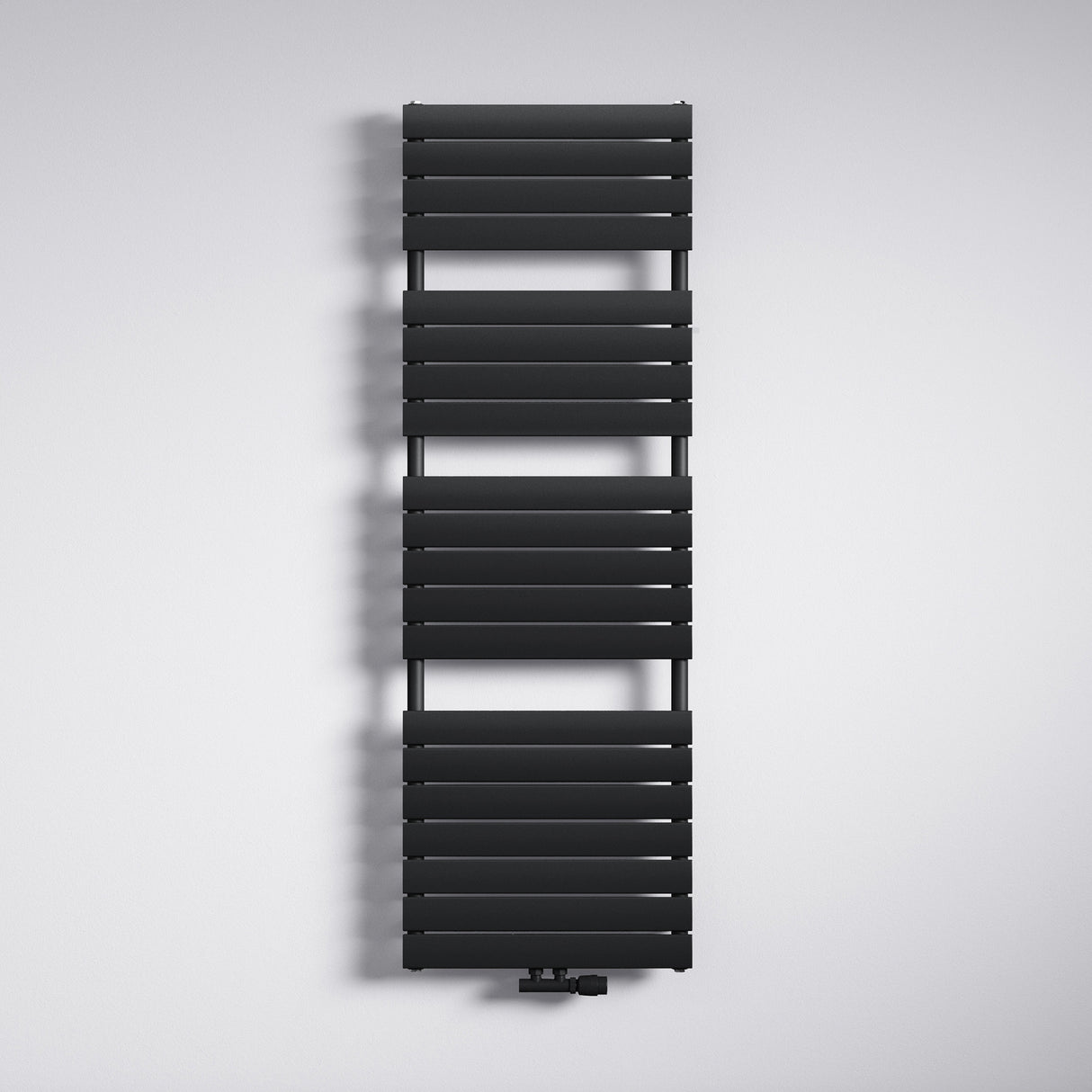 glasvilla Radiateur de Salle de Bain Raccordement Latéral Plat et Raccordement Central Radiateur Panneau Chauffe-Serviettes Horizontal FH