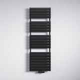 glasvilla Radiateur de Salle de Bain Raccordement Latéral Plat et Raccordement Central Radiateur Panneau Chauffe-Serviettes Horizontal FH