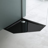 glasvilla Duschwanne Duschtasse aus Sanitäracryl Fünfeckig Faro5