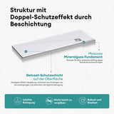 glasvilla Duschwanne Duschtasse aus Mineralguss Mineralgusswan DIN-Anschlüsse Geoma09