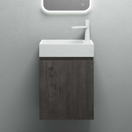 glasvilla Ensemble de Meubles de Salle de Bain avec Lavabo Blanc et Meuble Sous-Vasque LTH 46x26x63 cm Pisa02