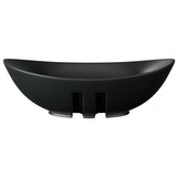 glasvilla Waschbecken Aufsatzwaschbecken Oval aus Keramik 59x38cm Waschschale Waschtisch mit Nano-Beschichtung Br818
