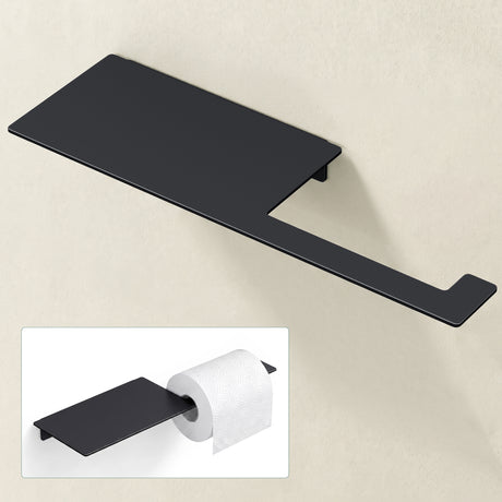 glasvilla Porte-Papier Toilette en Acier Inoxydable Porte-Rouleau de Papier Toilette Lino-01