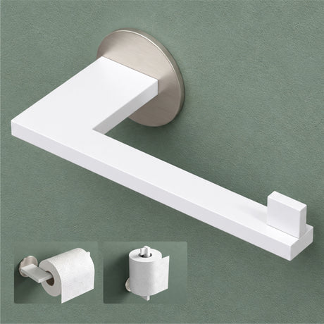 glasvilla Porte-Papier Toilette en Acier Inoxydable Porte-Rouleau de Papier Toilette Lino-02+03+04