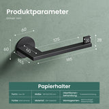 glasvilla Porte-Papier Toilette en Acier Inoxydable Porte-Rouleau de Papier Toilette Lino-02+03+04