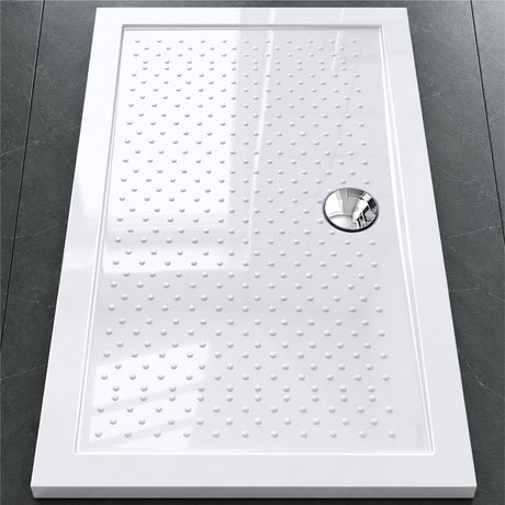 glasvilla Duschwanne Duschtasse Antirutsch aus hochwertigem Acryl Rechteckig 70-140cm Lucia02AR