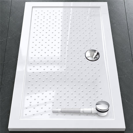 glasvilla Duschwanne Duschtasse Antirutsch aus hochwertigem Acryl Rechteckig 70-140cm Lucia02AR