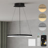 glasvilla Pendelleuchte 50cm LED Hängelampe Dynamisches Wellendesign 3000K/4000K/6000K Verstellbares Kabel 16W Hängeleuchte für Esszimmer Wohnzimmer Schlafzimme Alivetta7287(Luvina06))