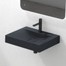 Lavabo Glasvilla, lavabo suspendu, lavabo à poser en matériau minéral moulé, Col810