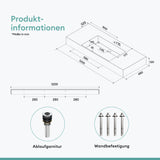 glasvilla Lavabo da Appoggio Lavandino Bagno Sospeso da Marmo Fuso Col12