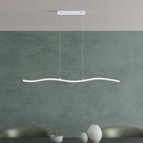 Suspension Glasvilla LED à intensité variable avec télécommande et câble réglable pour salle à manger, salon, chambre à coucher 