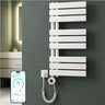 glasvilla Badheizkörper,mit Heizstab Badheizung,Handtuchheizkörper mit Seitenanschluss, Handtuchwärmer mit Heizstab 600W/900W, App-Steuerung, Thermostat und Timerfunktion,‎FN con Heizstab-03