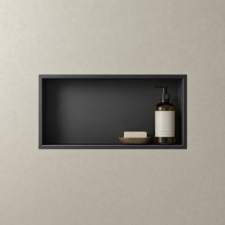 Glasvilla Design, Nicho de ducha empotrable de acero inoxidable, alicatable