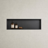 glasvilla Nicchia a Parete in Acciaio Inox Mensola Doccia a Muro a Incasso Piastrellabile Facile da Montare