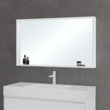 glasvilla Armadietto a Specchio con Luce Specchio con Pensile per Bagno con Luce LED Mobiletto da Bagno con Ante a Specchio Spiegelschrank-01