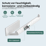 glasvilla Porte-Papier Toilette en Acier Inoxydable Porte-Rouleau de Papier Toilette Lino-02+03+04