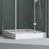 Receveur de douche antidérapant Glasvilla en acrylique carré de haute qualité Lucia