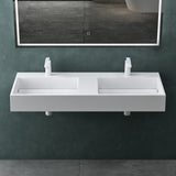 glasvilla Waschbecken Aufsatzwaschbecken Hängewaschbecken aus Mineralguss Col12