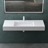 glasvilla Waschbecken Aufsatzwaschbecken Hängewaschbecken aus Mineralguss Col12