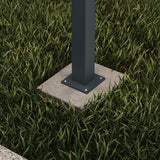 glasvilla Außenleuchte IP65 Wegeleuchte Außen | Pollerleuchte für Garten, 3000K Stehlampe Gartenlampe | Außenlampe Standleuchte 3W Deus Lumina