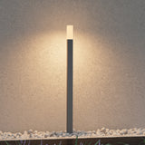 glasvilla Außenleuchte IP65 Wegeleuchte Außen | Pollerleuchte für Garten, 3000K Stehlampe Gartenlampe | Außenlampe Standleuchte 3W Deus Lumina