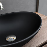 Lavabo de Encimera Glasvilla Brüssel205 Diseño Ovalado con Sellado Nano