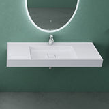 glasvilla Lavabo Bagno Sospeso da Marmo Fuso Lavandino Bagno a Parete Lavabo Rettangolare Colossum630