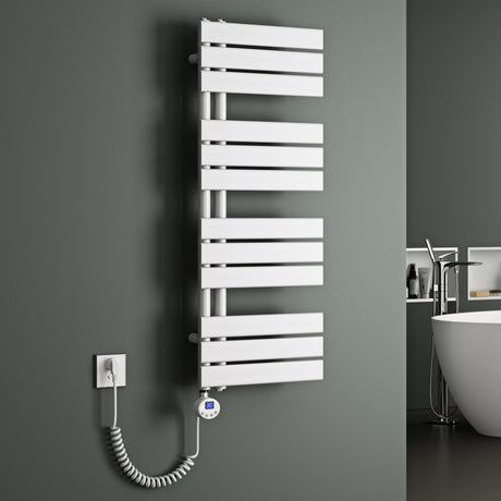 glasvilla Badheizkörper Elektrisch Seitenanschluss Handtuchheizkörper Handtuchhalter Handtuchwärmer Badheizung FN mit Heizstab 02