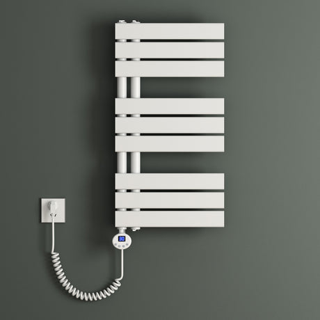 glasvilla Badheizkörper Elektrisch Seitenanschluss Handtuchheizkörper Handtuchhalter Handtuchwärmer Badheizung FN mit Heizstab 02