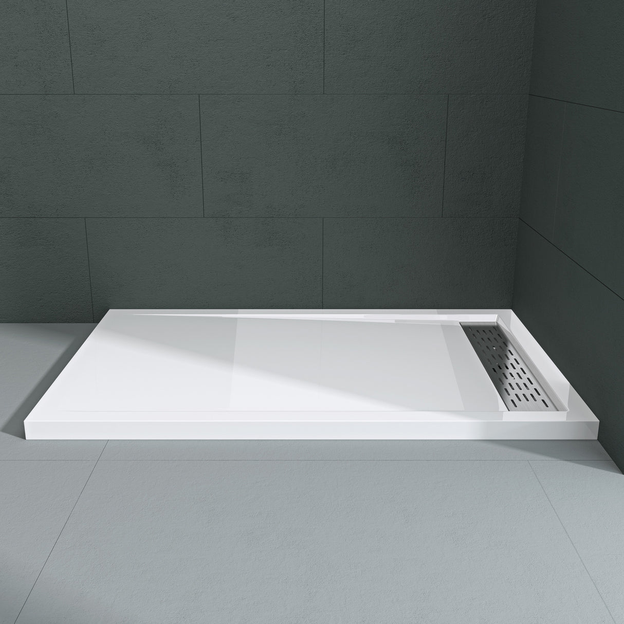 glasvilla Duschwanne Duschtasse aus hochwertigem Acryl Rechteckig Quadratisch Xetro04