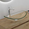 glasvilla Waschbecken Glas Aufsatzwaschbecken Glaswaschbecken Handwaschbecken Waschschale Oval Minerva08