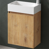 glasvilla Ensemble de Meubles de Salle de Bain avec Lavabo Blanc et Meuble Sous-Vasque LTH 46x26x63 cm Pisa02
